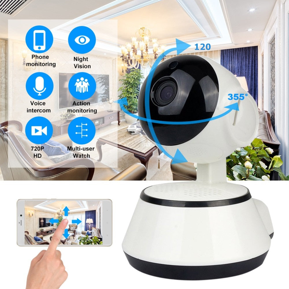 Baby Monitor Portable WiFi IP Camera Audio Video Record Surveillance