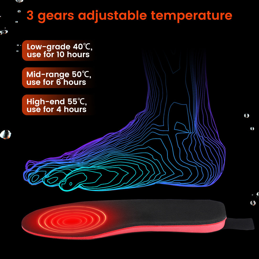 Rechargeable Electric Heating Heating Insole Three-Speed Insole