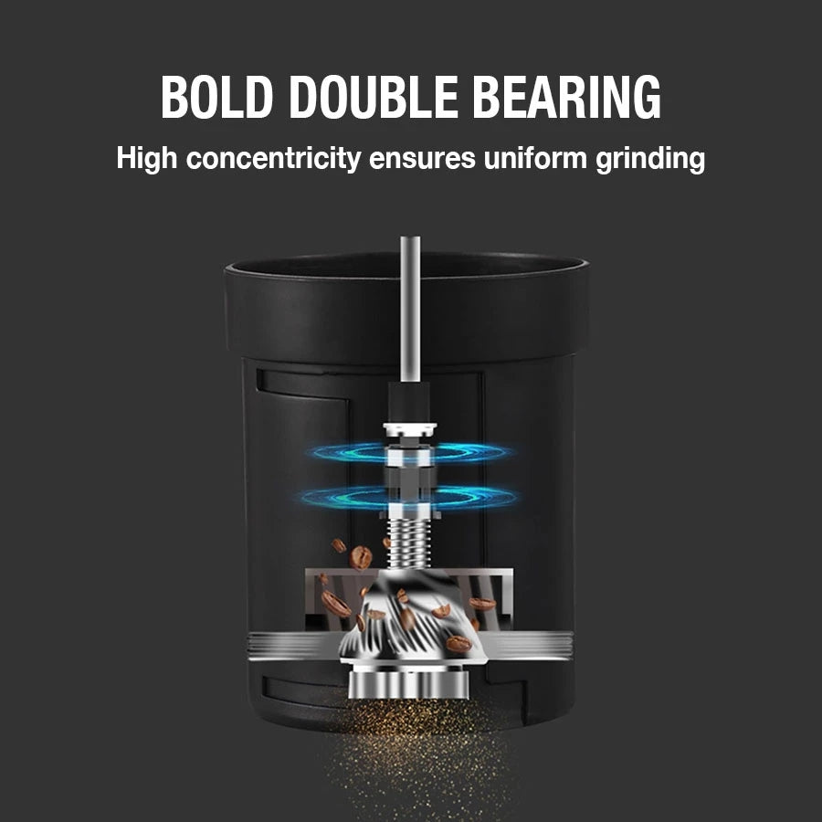 Bean Grinder USB Charge Stainless Steel Espresso