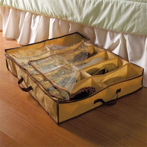 Shoe Organizers 12 Cells Under bed Bag