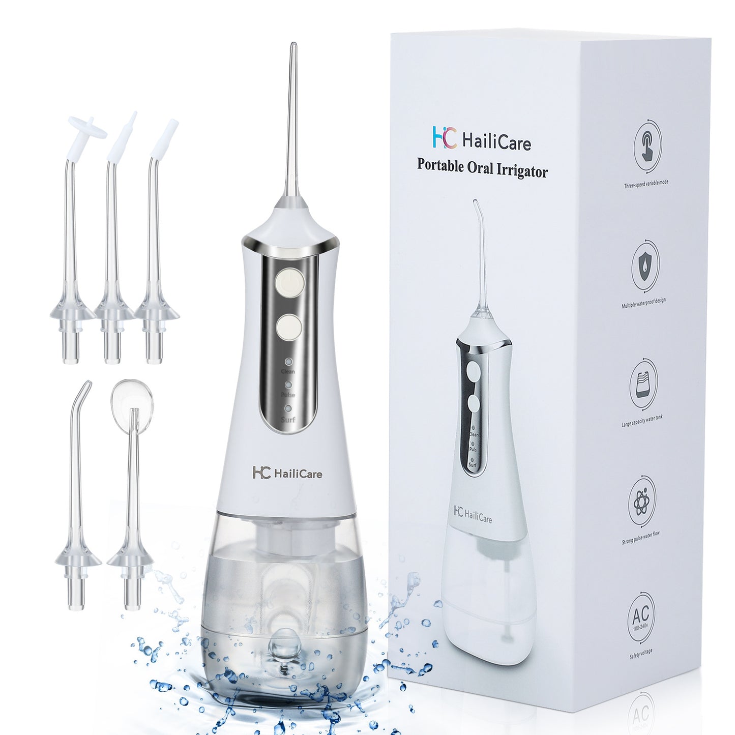 3-Speed Tooth Rinser Electric Oral Tooth Cleaning