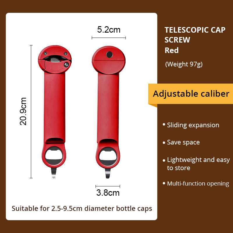 Stainless Steel Labor-Saving Screw Cap Opener