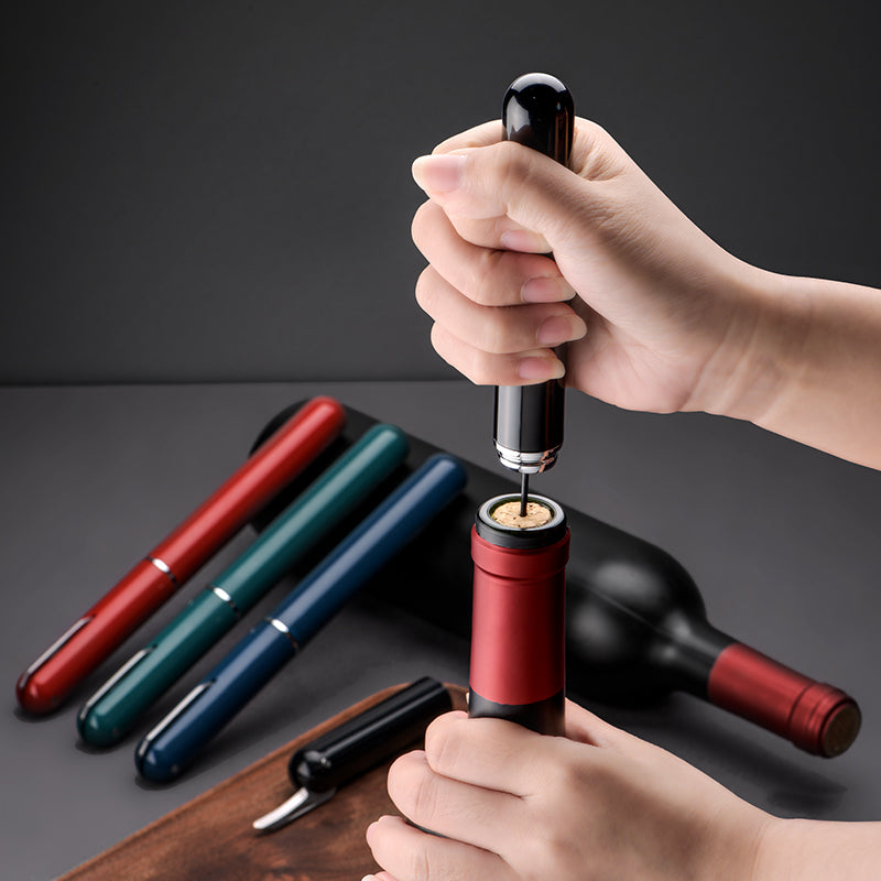 Pen-Shaped Wine Cork Air Pressure Creative Wine Corkscrew