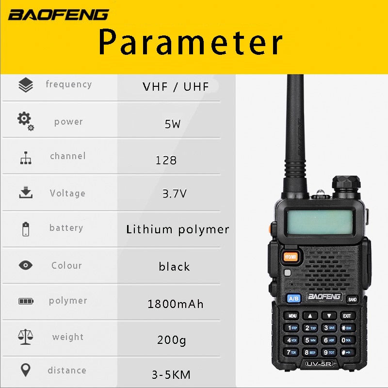 5R Walkie Talkie Professional CB Hunting Radio