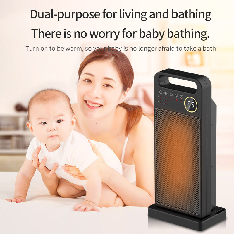 PTC Remote Control Electric Heater Touch Screen Vertical 120 Degree