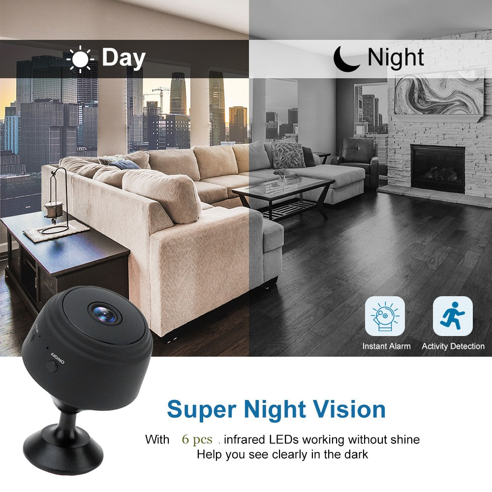 Mini IP Camera 1080P Sensor Night Vision Camcorder