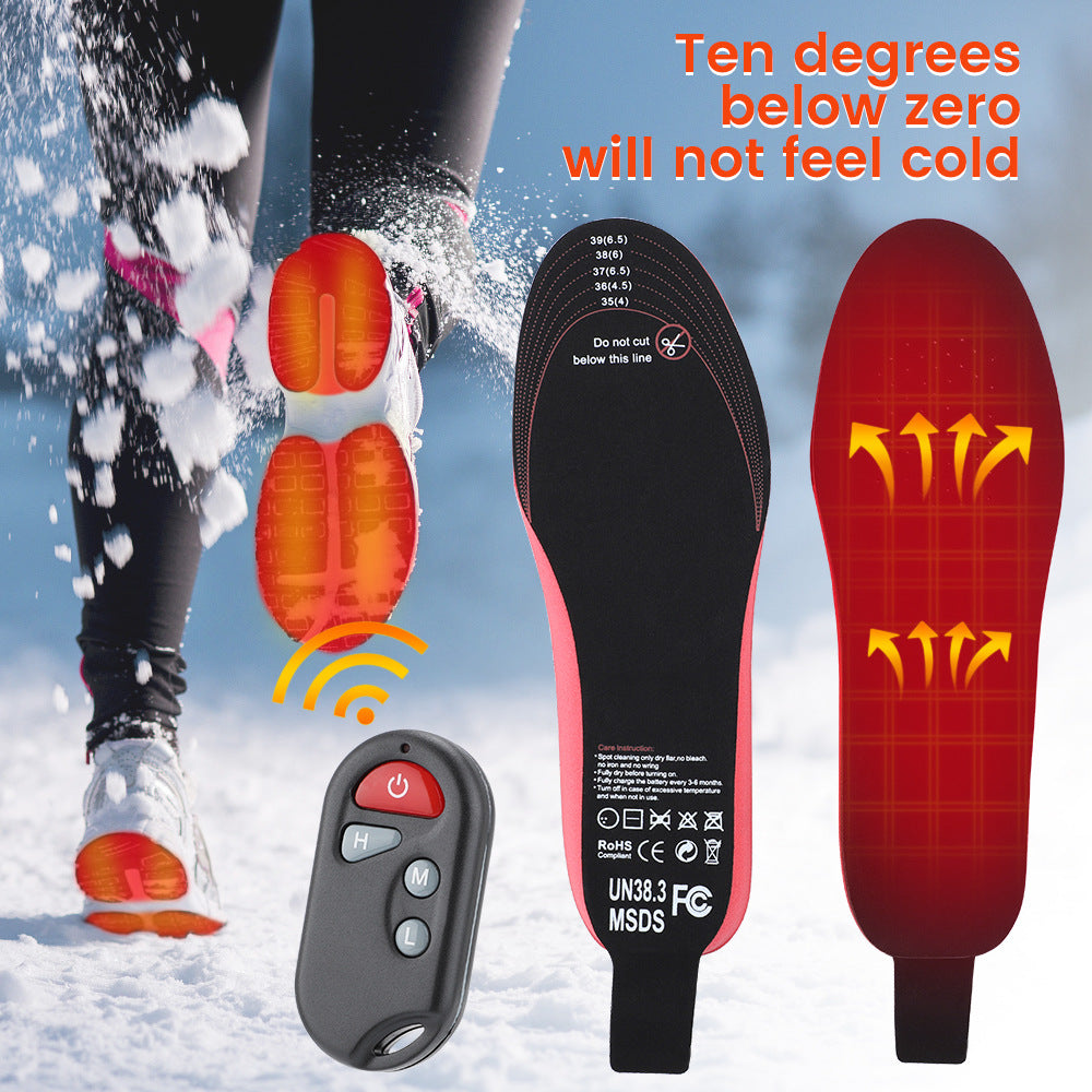 Rechargeable Electric Heating Heating Insole Three-Speed Insole