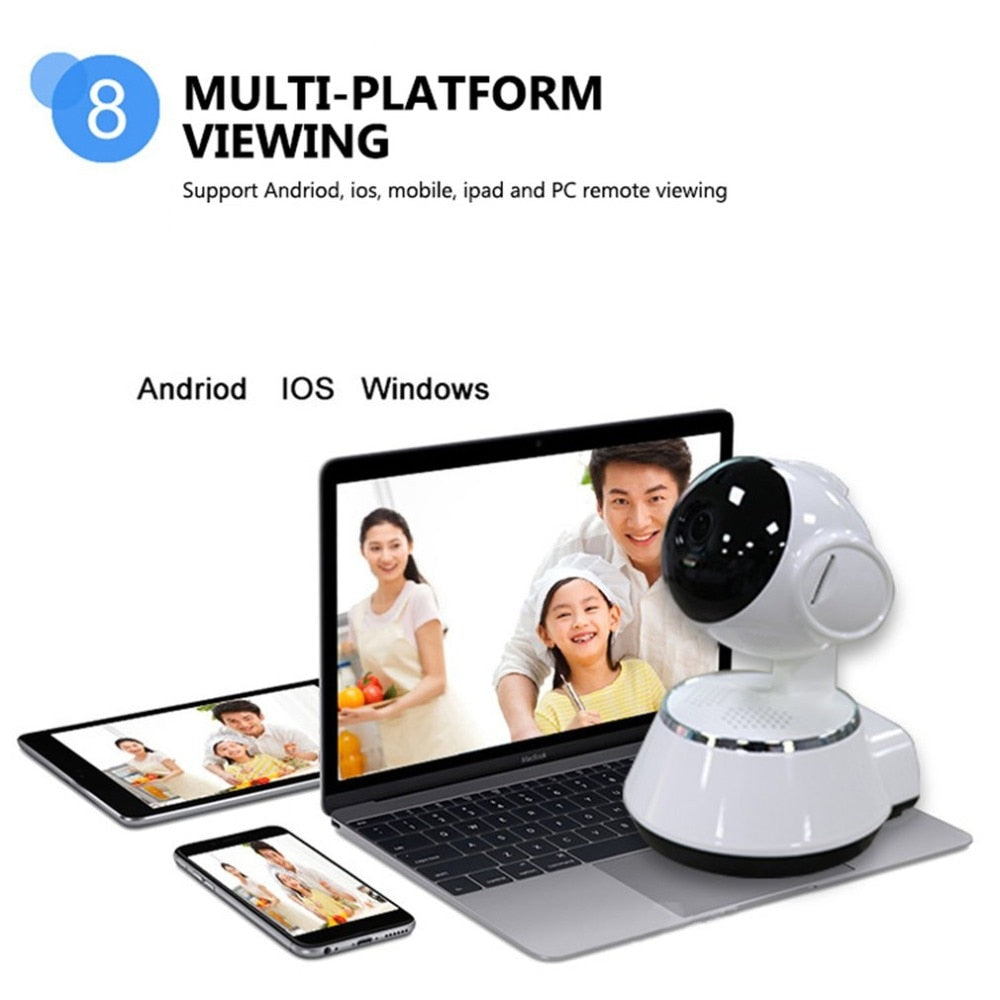 Baby Monitor Portable WiFi IP Camera Audio Video Record Surveillance