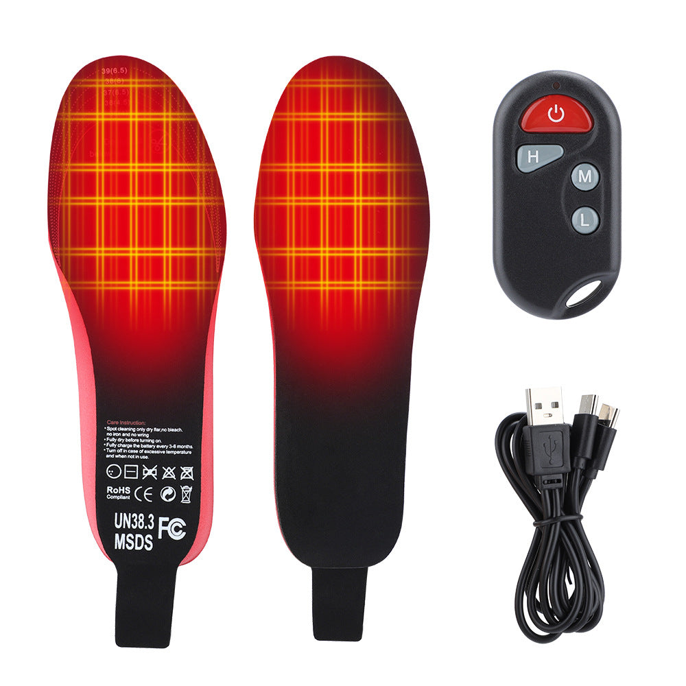 Rechargeable Electric Heating Heating Insole Three-Speed Insole