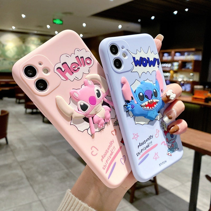 Suitable for iphone13 painted cartoon