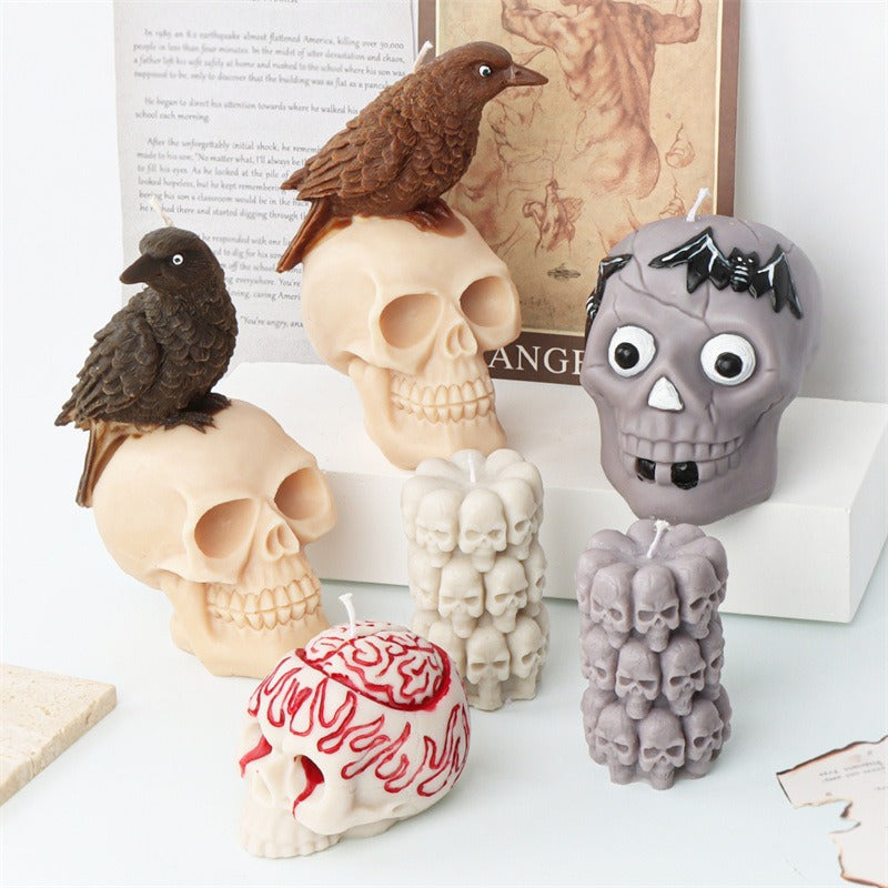 Halloween Creative Three-dimensional Skull Aromatherapy